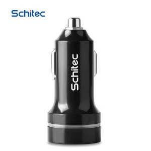 بلیک سلنڈر شیپ 5V 2A کار چارجر