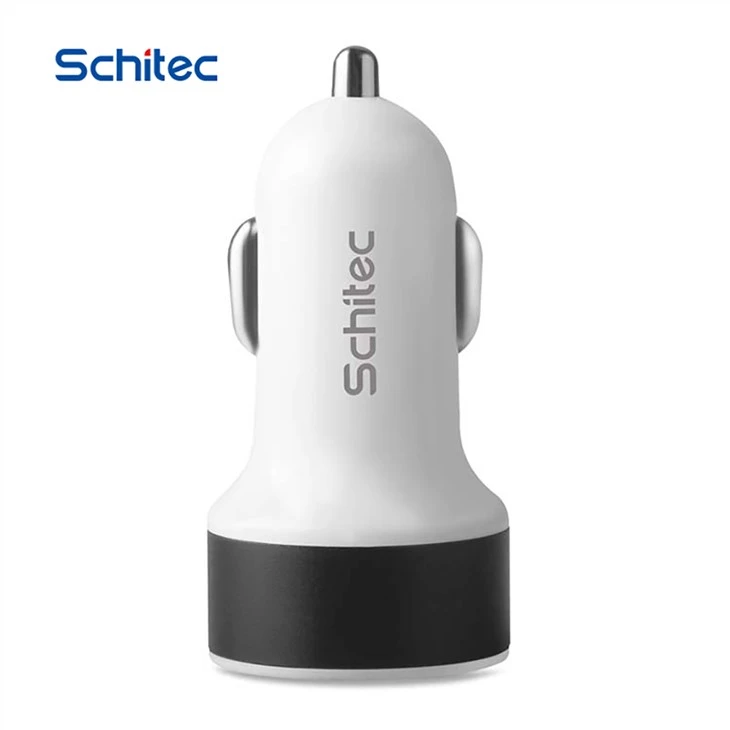 دوہری USB کار چارجر 2 پورٹس 5V کار چارجر